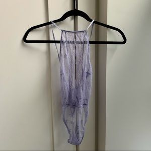 [Victoria’s Secret] Unlined Lace Liliac Teddy
